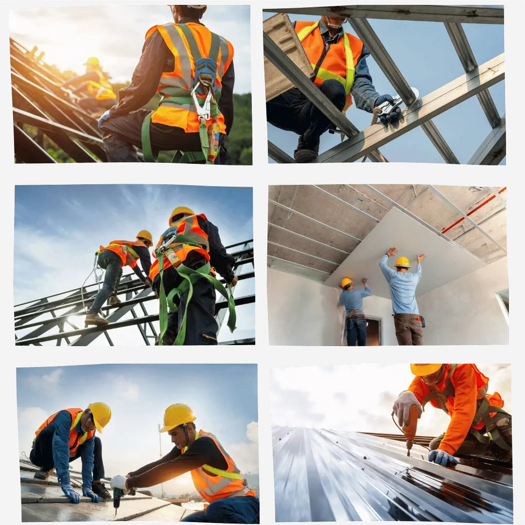 Yellow Modern Construction Service Instagram Post